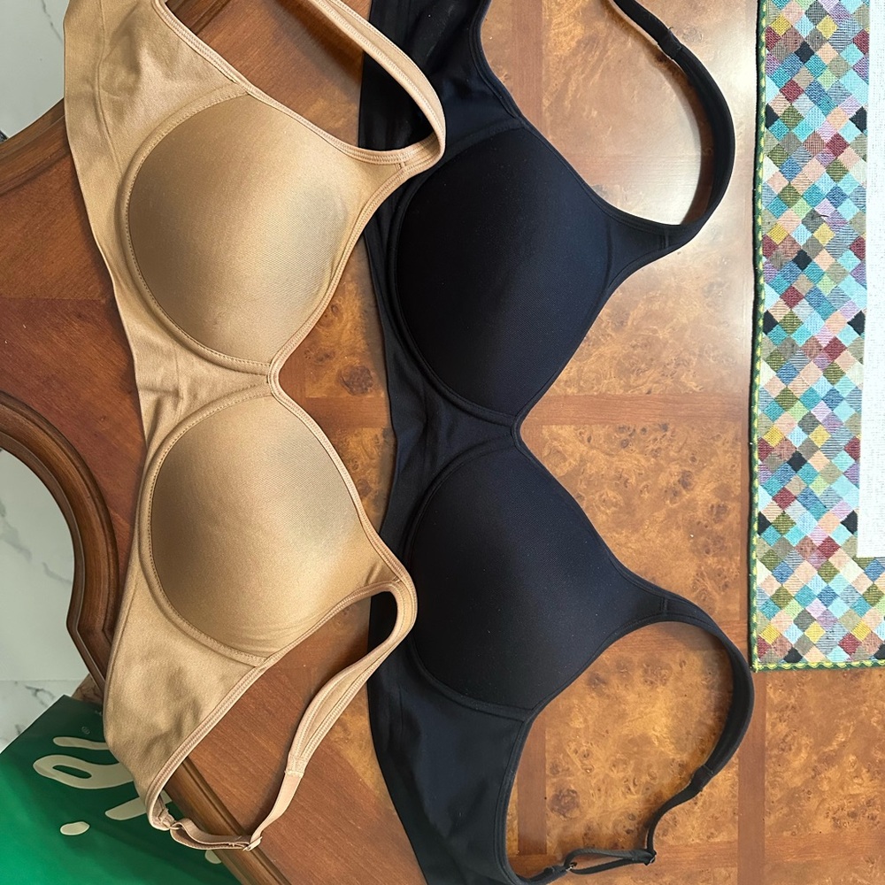 Lands' End Black and Tan Bras